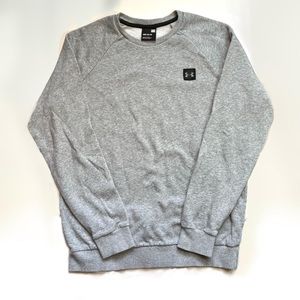 Gray under armour crew neck